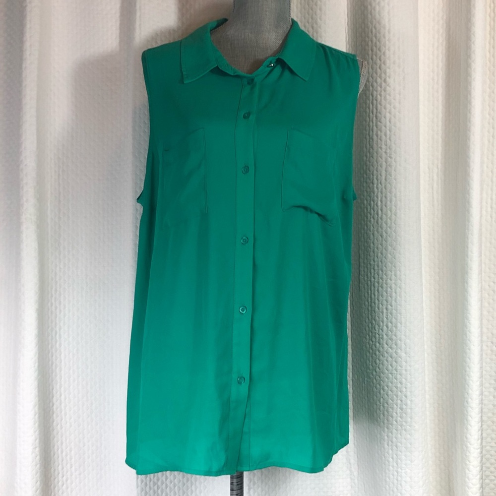 Apt. 9 Sleeveless Button Down Blouse. Size 1x - image 1